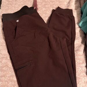 Figs Espresso Brown scrub pants